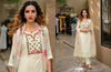 White Lotus By Lily And Lali Chanderi Silk Readymade Suits Wholesale Shop In Surat